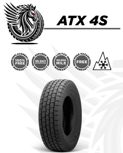 [1792211568] 31X10.50R15LT PEGASUS ATX A/S A/T 109S 6PLY 40K+ ROAD HAZARD
