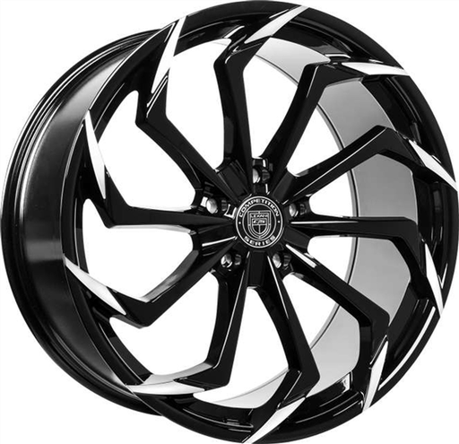 [701-2010-66-45MBT] LEXANI STATIC 20X10 5X114.3 +45 C.B 74.1 BLACK MACHINED