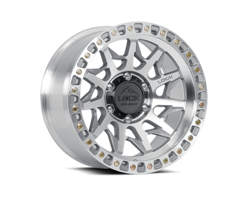 [LUNATIC-7969MC1] LOCK OFFROAD LUNATIC 17X9 6X139.7 +1 C.B 106.2 MACHINED FACE POLISHED