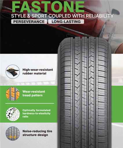 [20000763] 225/70R15 LANVIGATOR FASTONE 100T 560 A-A 50K + ROAD HAZARD