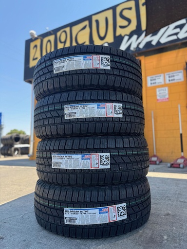 [28824484] 225/75R16 FALKEN WILDPEAK H/T HT02 108T XL M+S 50psi 700AB***70K***+ROAD HAZARD**MADE IN USA