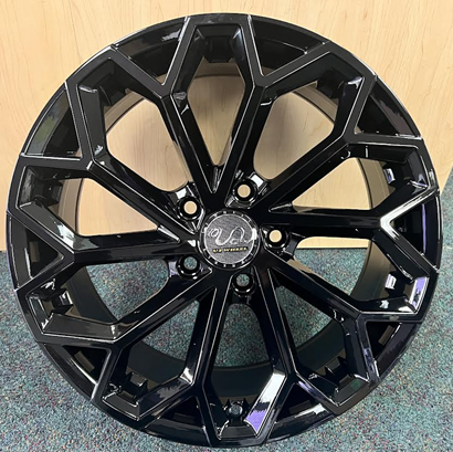 [U2651738B] U2-65-M 17X7.5+38 5X114.3 C.B-73.1 B ALL BLACK