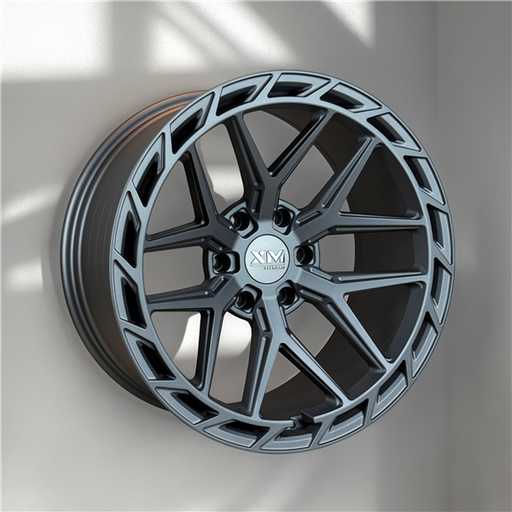 [XM358201047-12SMGM] XTREME MUDDER XM-358 20X10-12 6X139.7 C.B 106.20 SEMI MATT GUNMETAL **FLOW FORM**