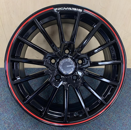 [VE6031606B+RLIP+MZ] VELSEN WHEEL 603-M 16X7+38 5X114.3 C.B-73.1 B+RLIP+MZ***RED***