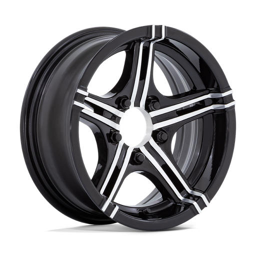 [HE182756060306N] HE1827 15X6 6X5.5 -6 G-BLK-MCH (NO CAP)