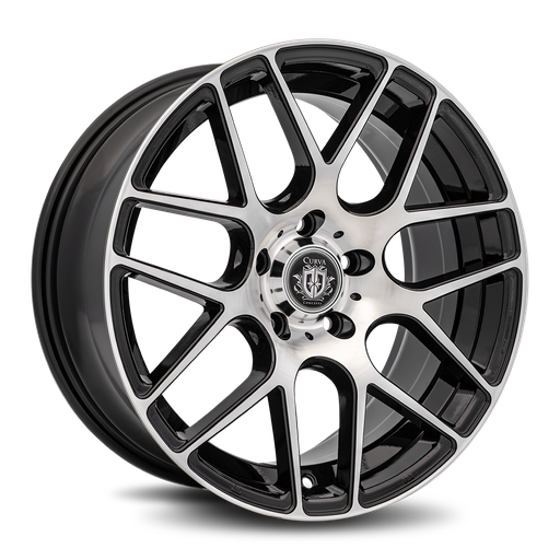 [C7-18901203572BMF] C7 18x9 5x120 35 72.6 Gloss Black Machine Face